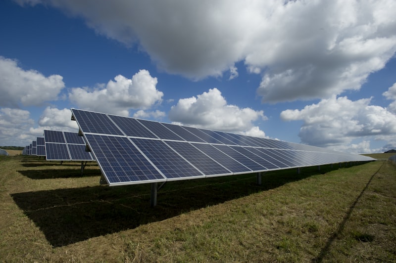 Solar panel farm — Australian solar and battery sales