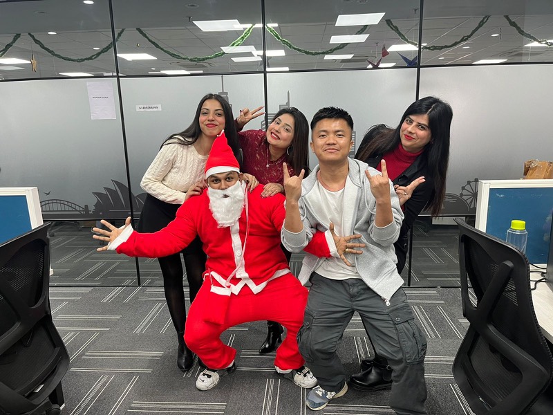 Christmas at the office